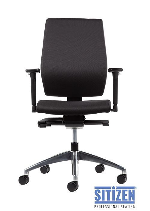 Zwarte bureaustoel SITIZEN TT4-A